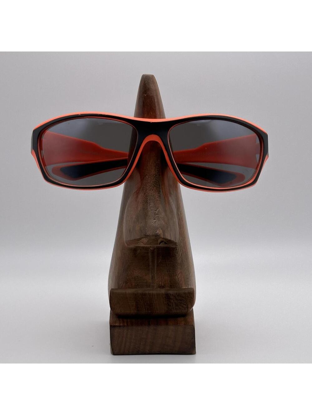 Panama Jack Orange and Black Wraparound Sunglasses